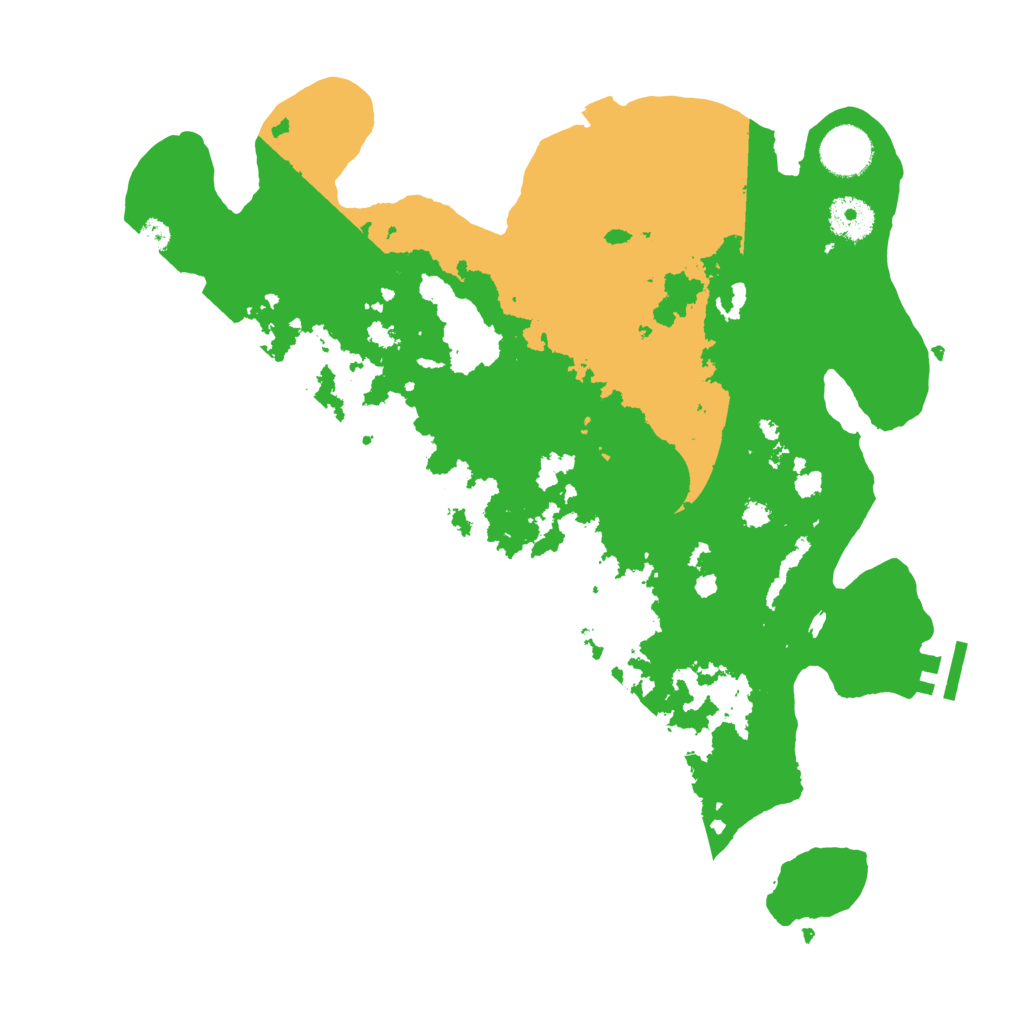 Biome Rust Map: Procedural Map, Size: 3500, Seed: 22238