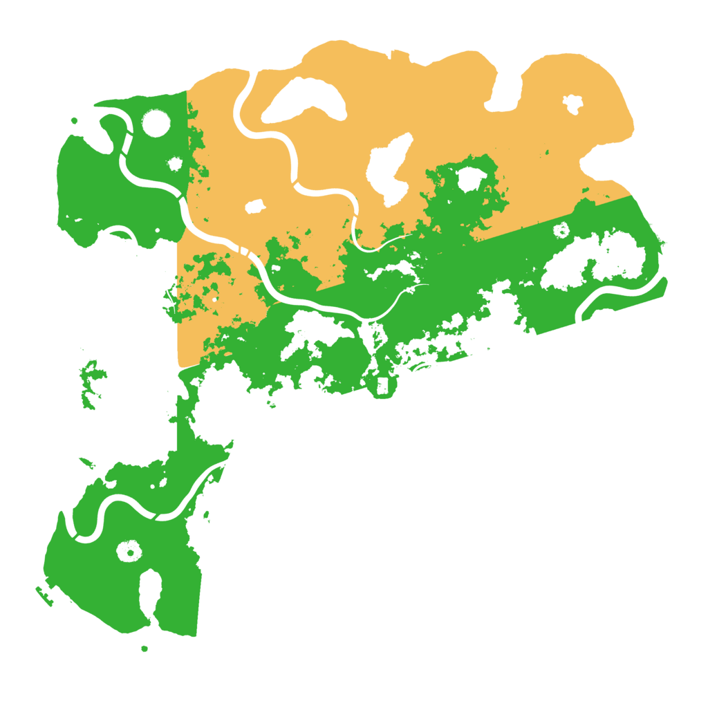 Biome Rust Map: Procedural Map, Size: 4500, Seed: 1681530551