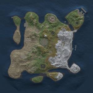 Thumbnail Rust Map: Procedural Map, Size: 2850, Seed: 1963754879, 12 Monuments