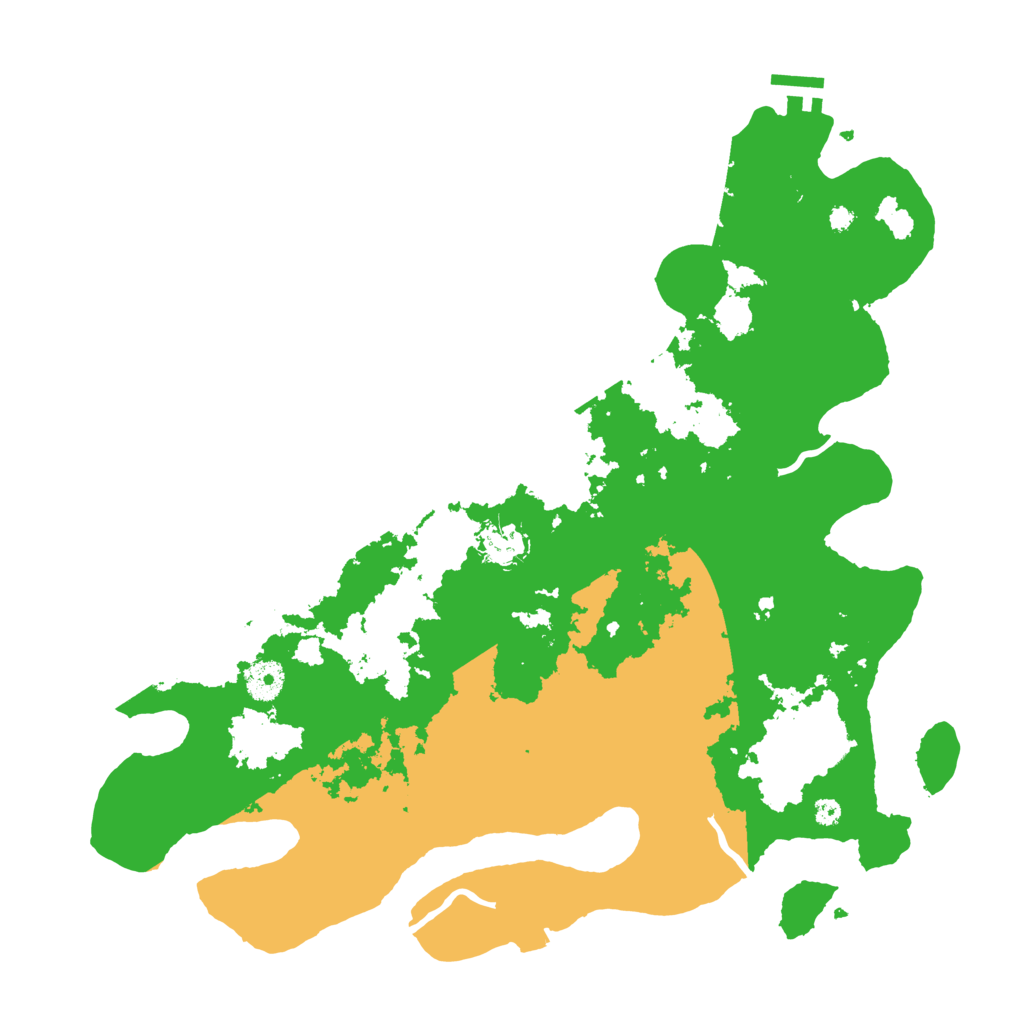 Biome Rust Map: Procedural Map, Size: 3900, Seed: 1198515165