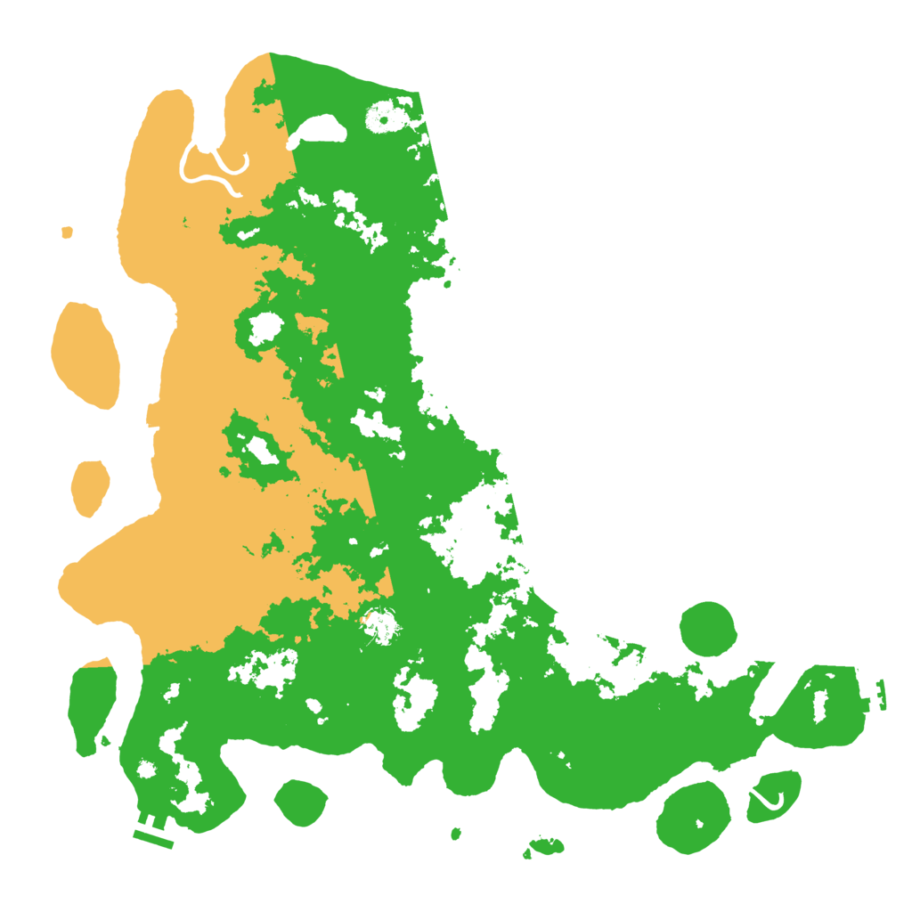 Biome Rust Map: Procedural Map, Size: 4500, Seed: 1050143826