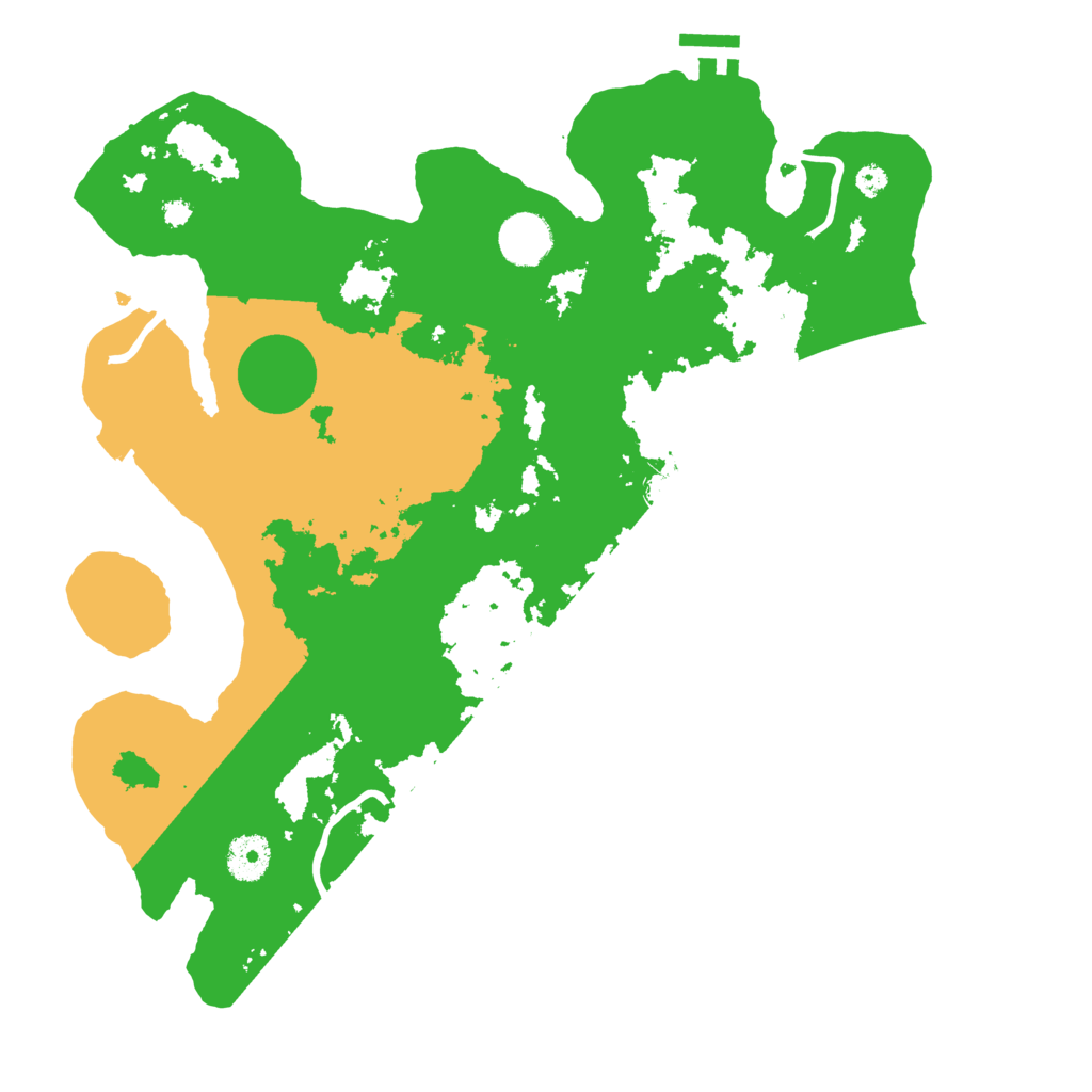 Biome Rust Map: Procedural Map, Size: 3650, Seed: 69420