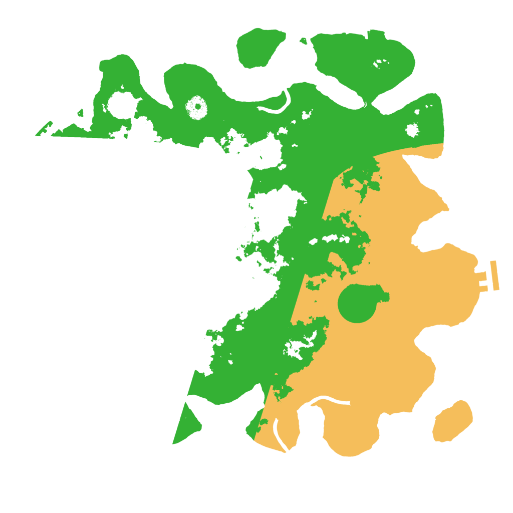 Biome Rust Map: Procedural Map, Size: 3500, Seed: 519669523