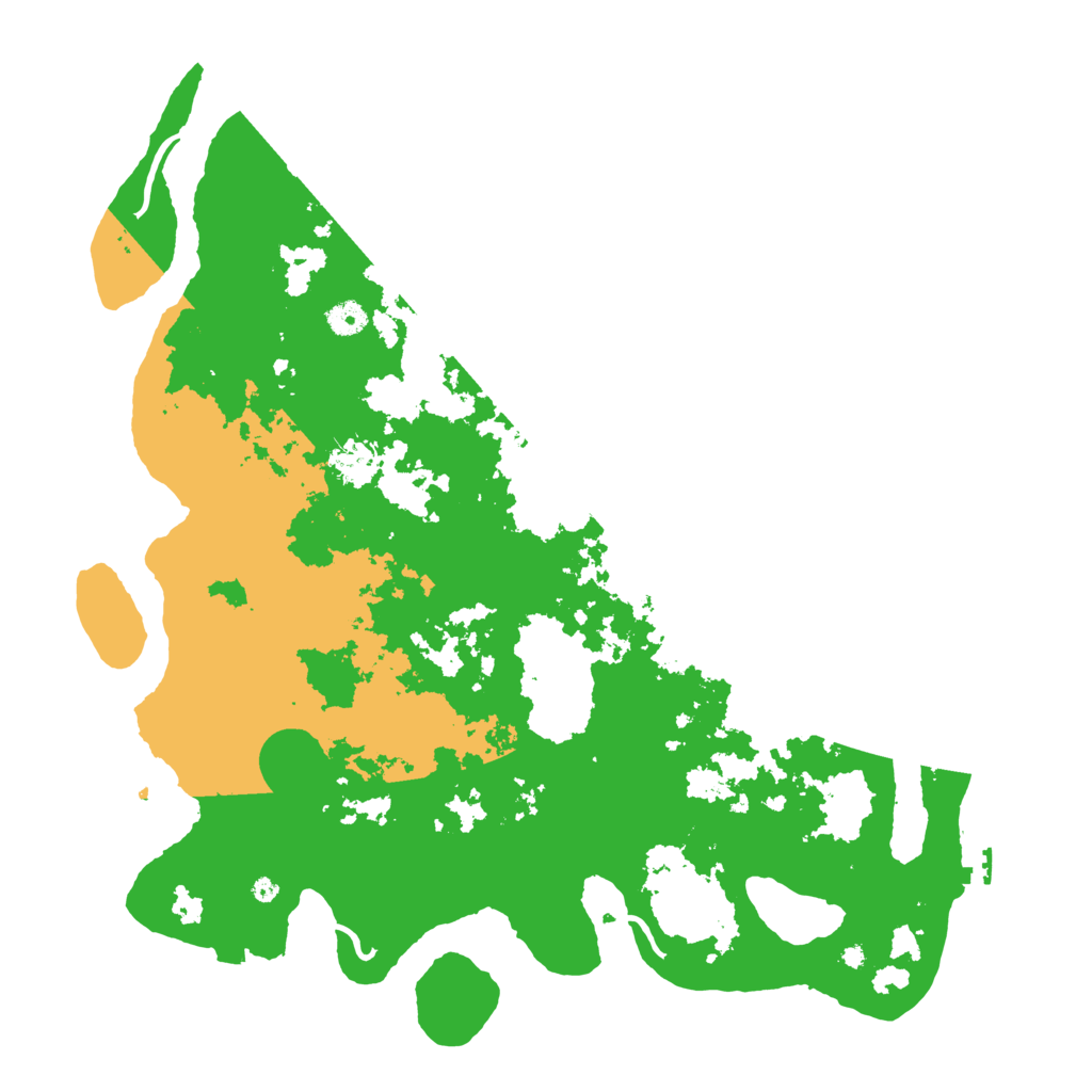 Biome Rust Map: Procedural Map, Size: 4500, Seed: 370722218