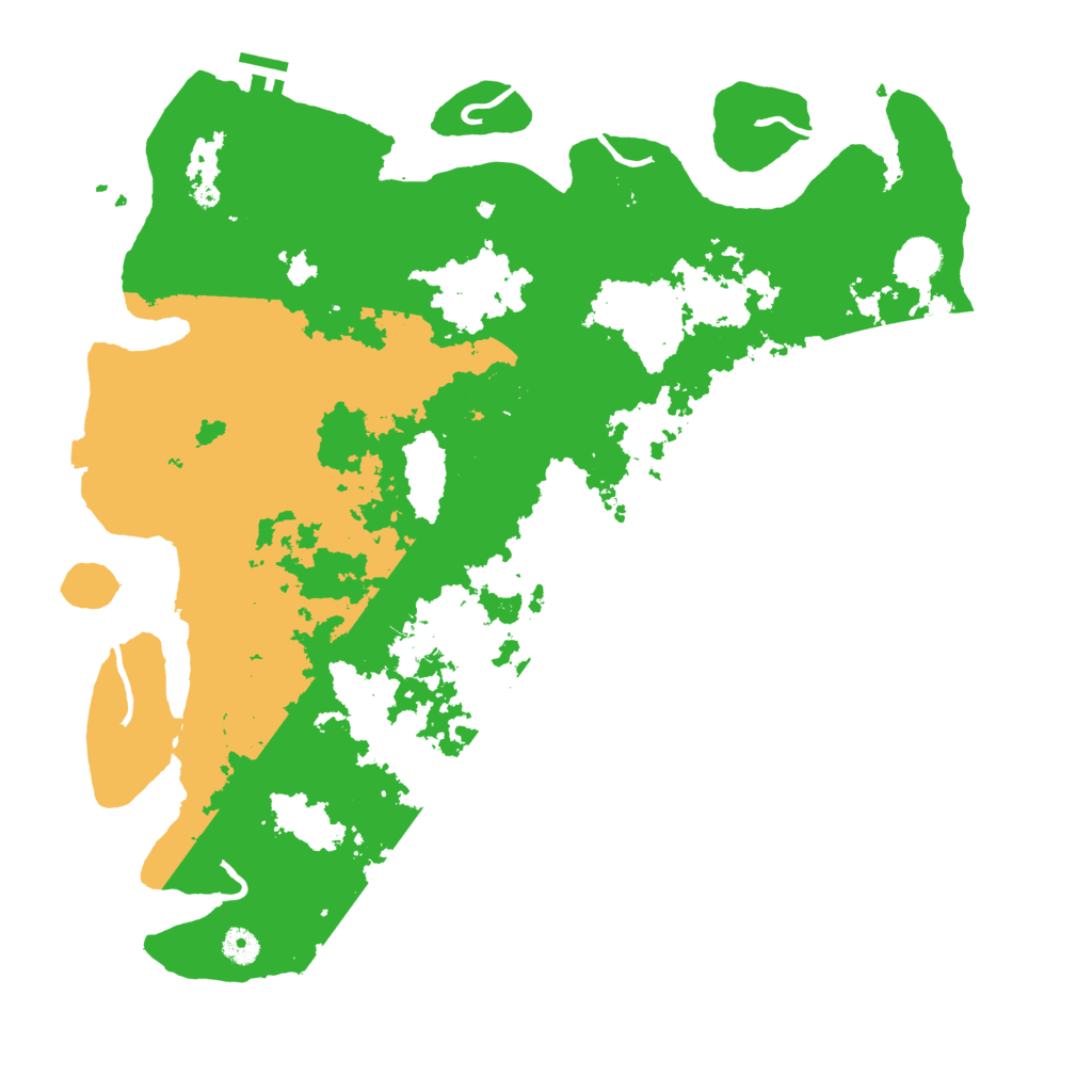 Biome Rust Map: Procedural Map, Size: 4500, Seed: 1042690708