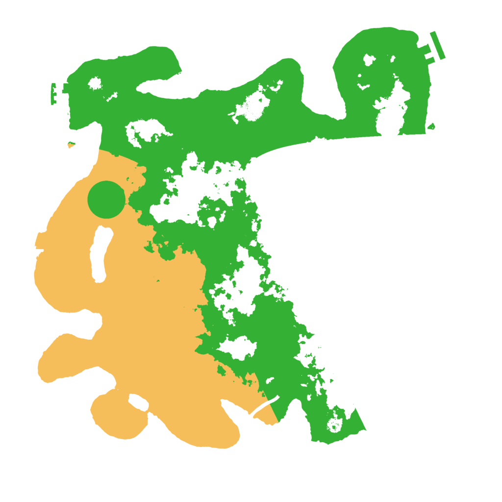 Biome Rust Map: Procedural Map, Size: 3500, Seed: 1765524856