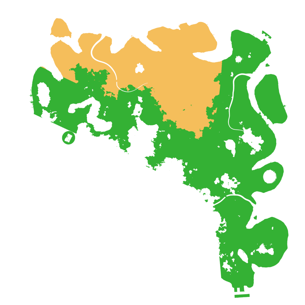 Biome Rust Map: Procedural Map, Size: 4096, Seed: 891375081