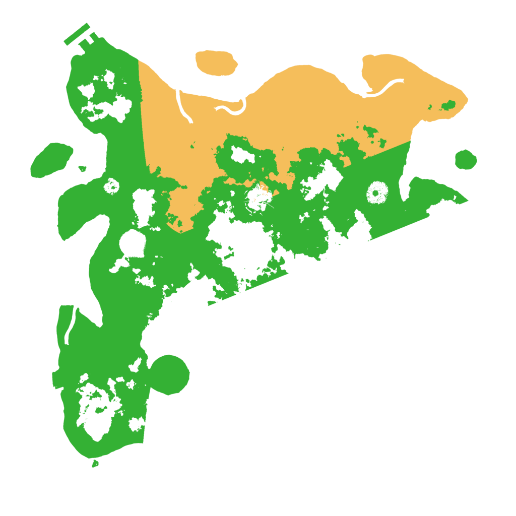 Biome Rust Map: Procedural Map, Size: 3500, Seed: 1105792024