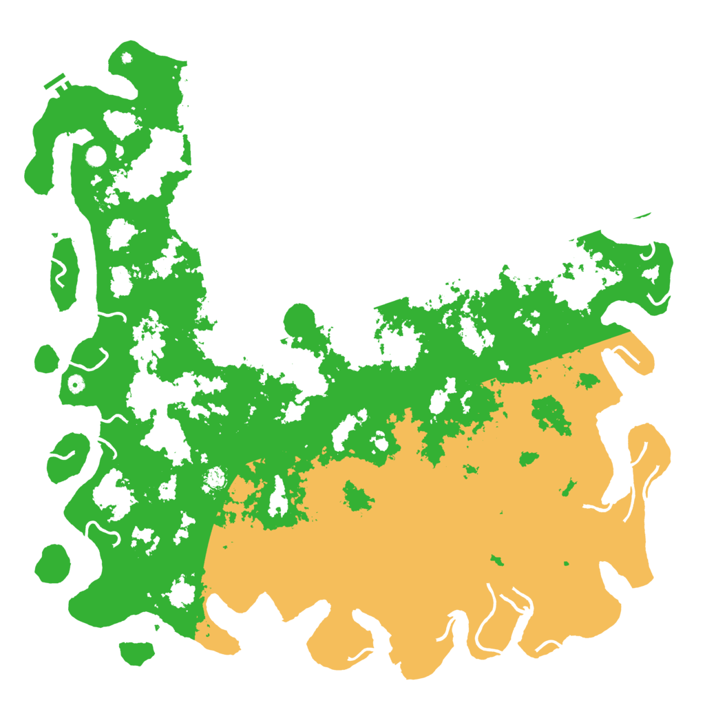 Biome Rust Map: Procedural Map, Size: 6000, Seed: 219744344