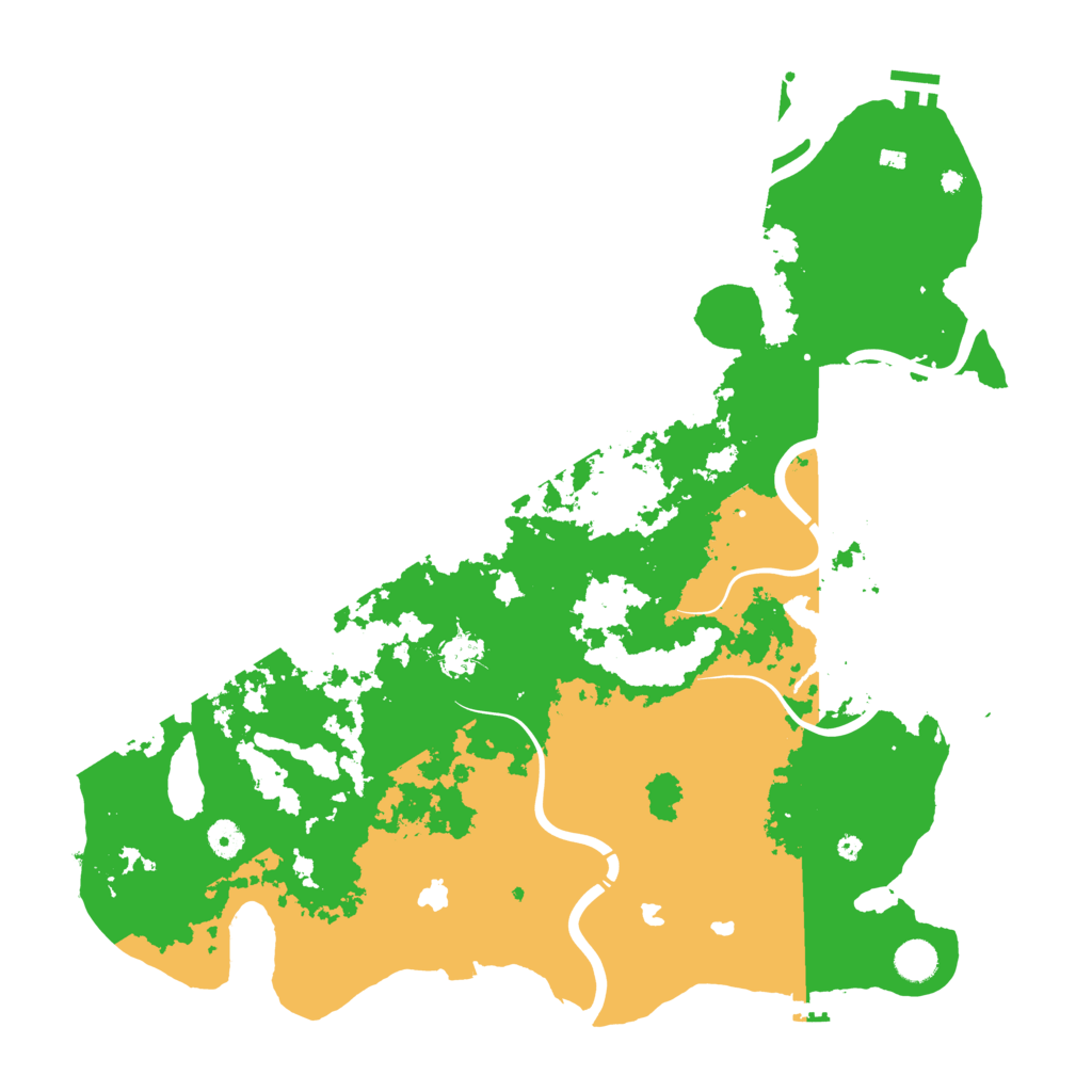 Biome Rust Map: Procedural Map, Size: 4500, Seed: 9986714