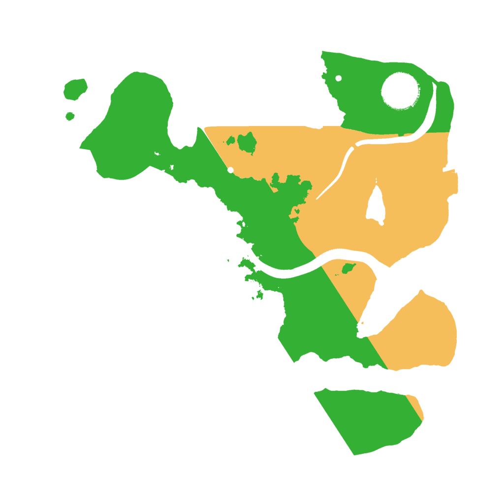 Biome Rust Map: Procedural Map, Size: 2400, Seed: 1192628963