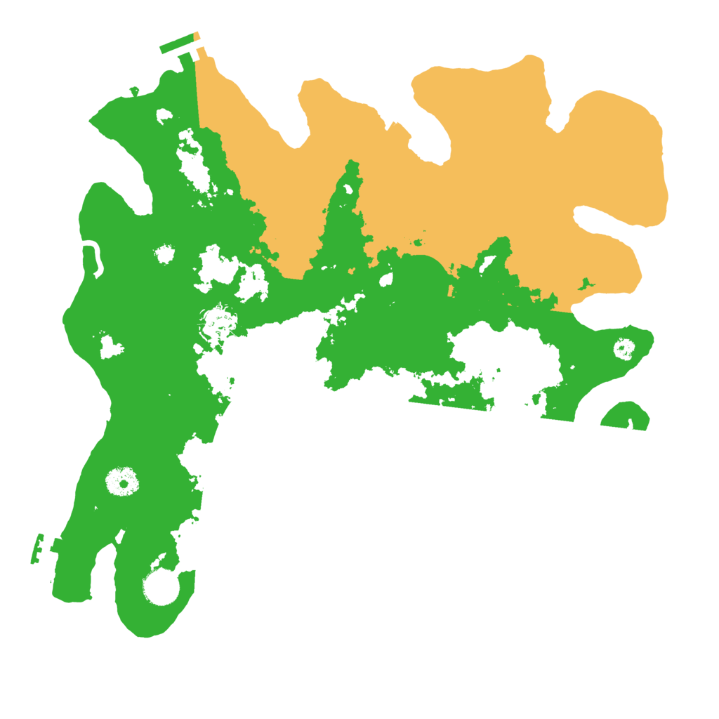 Biome Rust Map: Procedural Map, Size: 3500, Seed: 1041084472