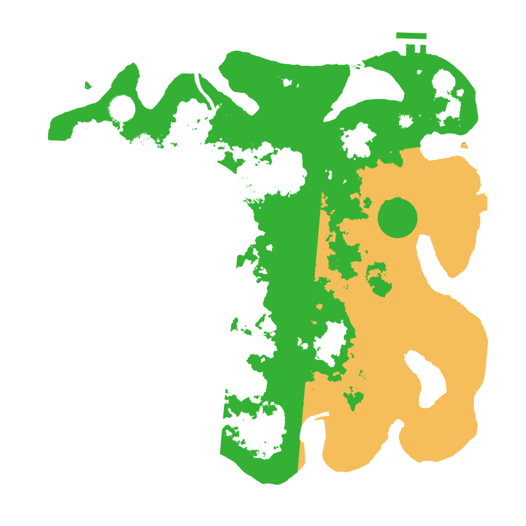 Biome Rust Map: Procedural Map, Size: 3500, Seed: 1040185564