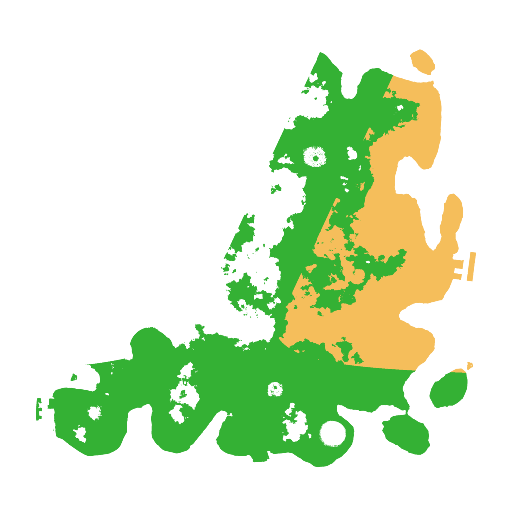 Biome Rust Map: Procedural Map, Size: 3500, Seed: 273162679