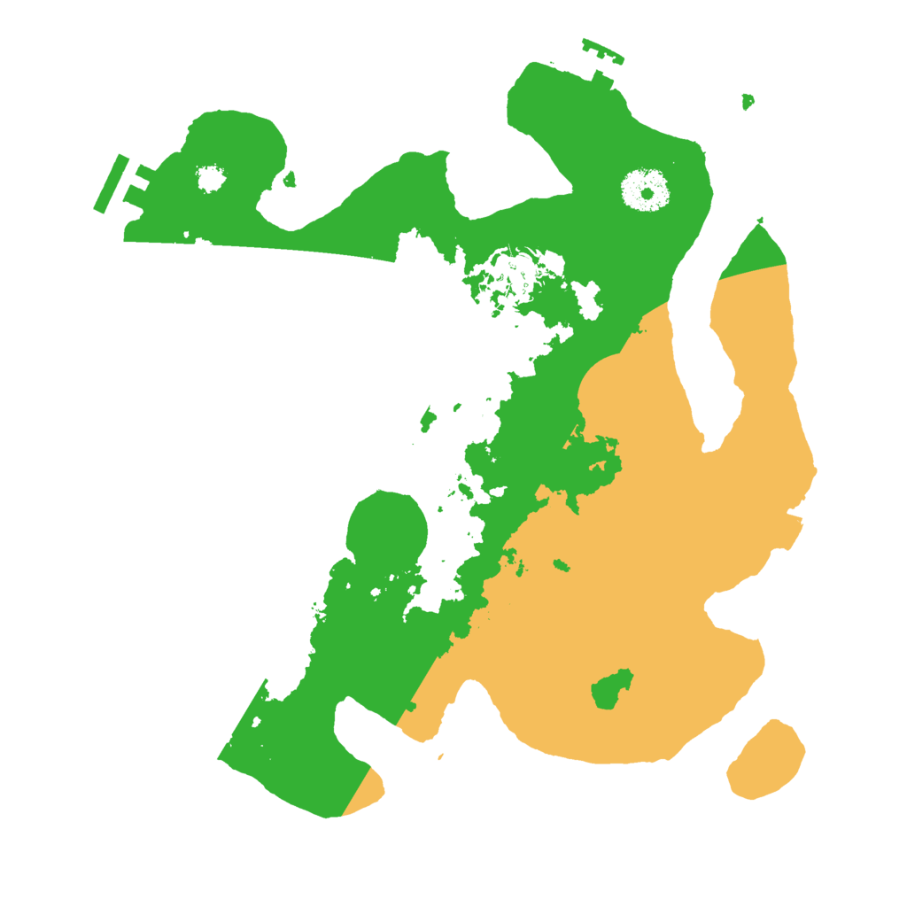 Biome Rust Map: Procedural Map, Size: 3000, Seed: 22547