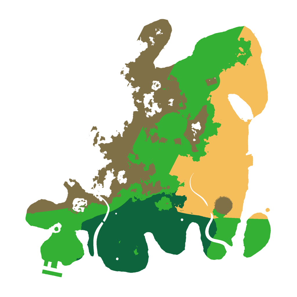 Biome Rust Map: Procedural Map, Size: 3000, Seed: 5683102