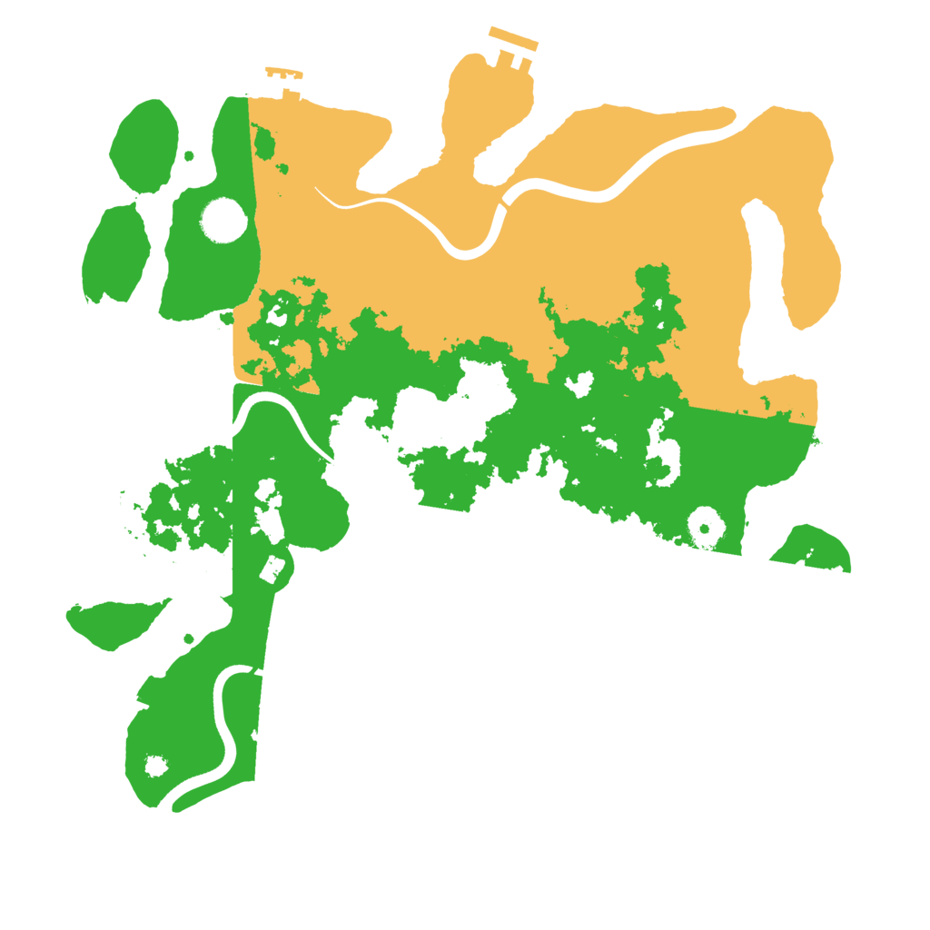 Biome Rust Map: Procedural Map, Size: 3750, Seed: 156387046