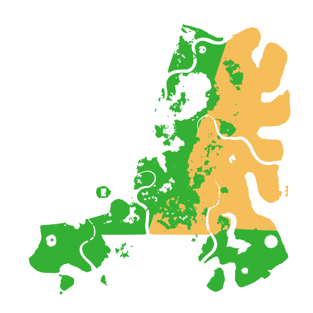 Biome Rust Map: Procedural Map, Size: 4250, Seed: 685741560