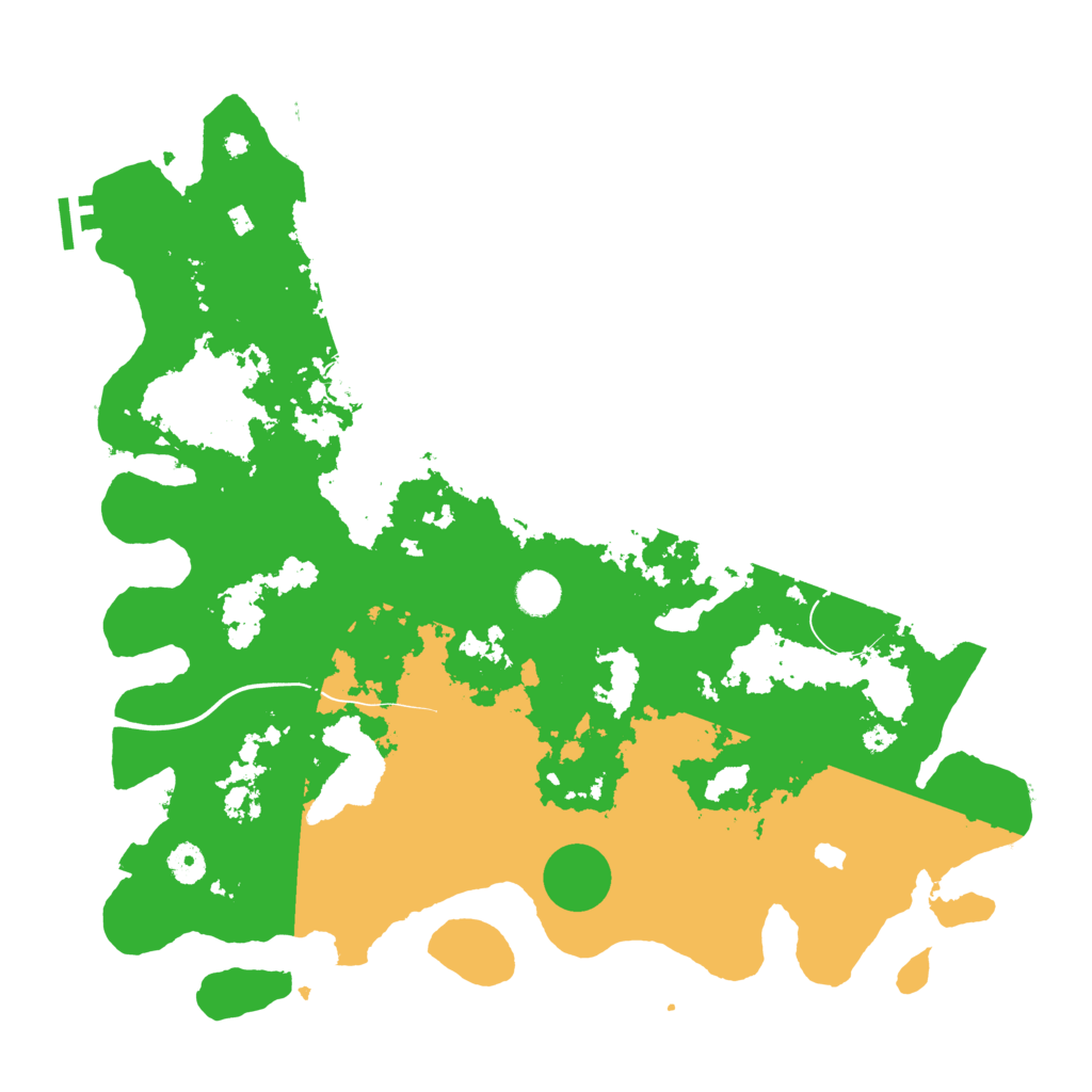 Biome Rust Map: Procedural Map, Size: 4250, Seed: 511664881