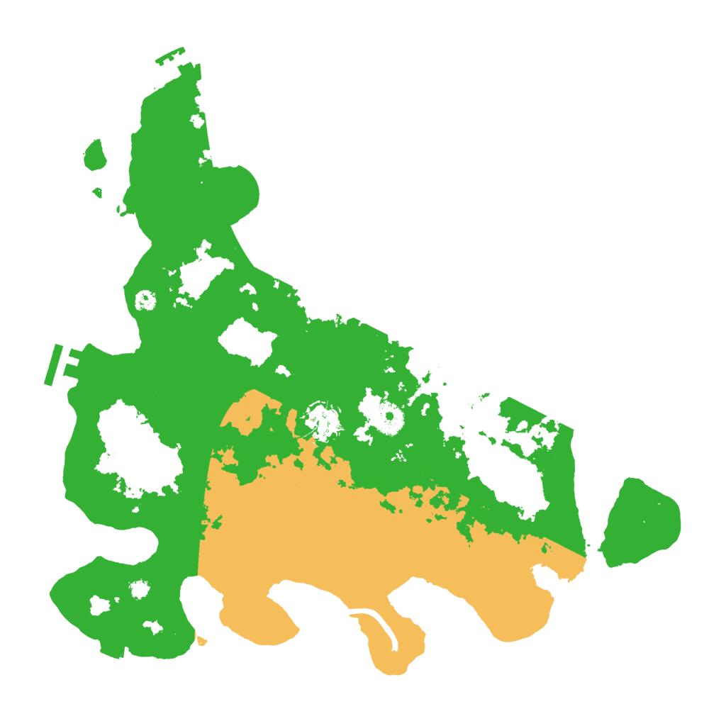 Biome Rust Map: Procedural Map, Size: 3500, Seed: 569978110