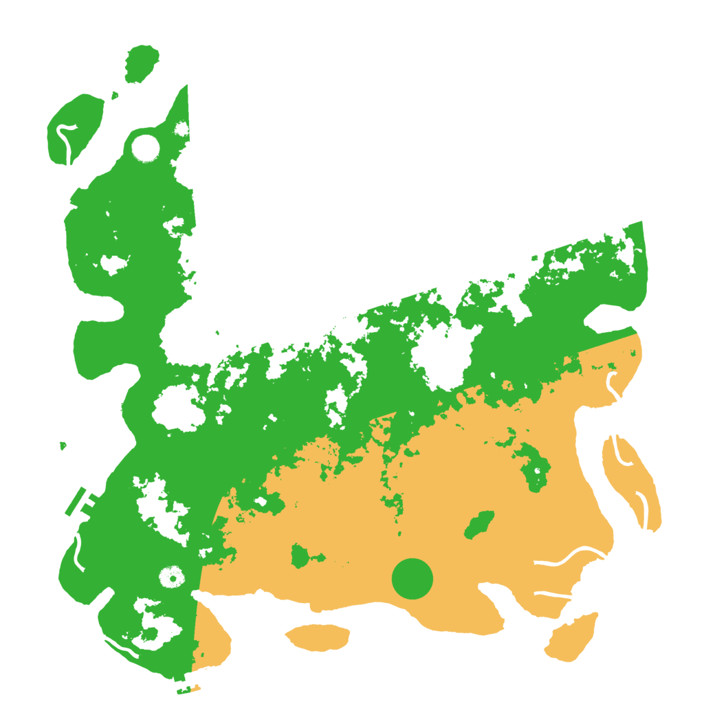 Biome Rust Map: Procedural Map, Size: 4500, Seed: 2111398160