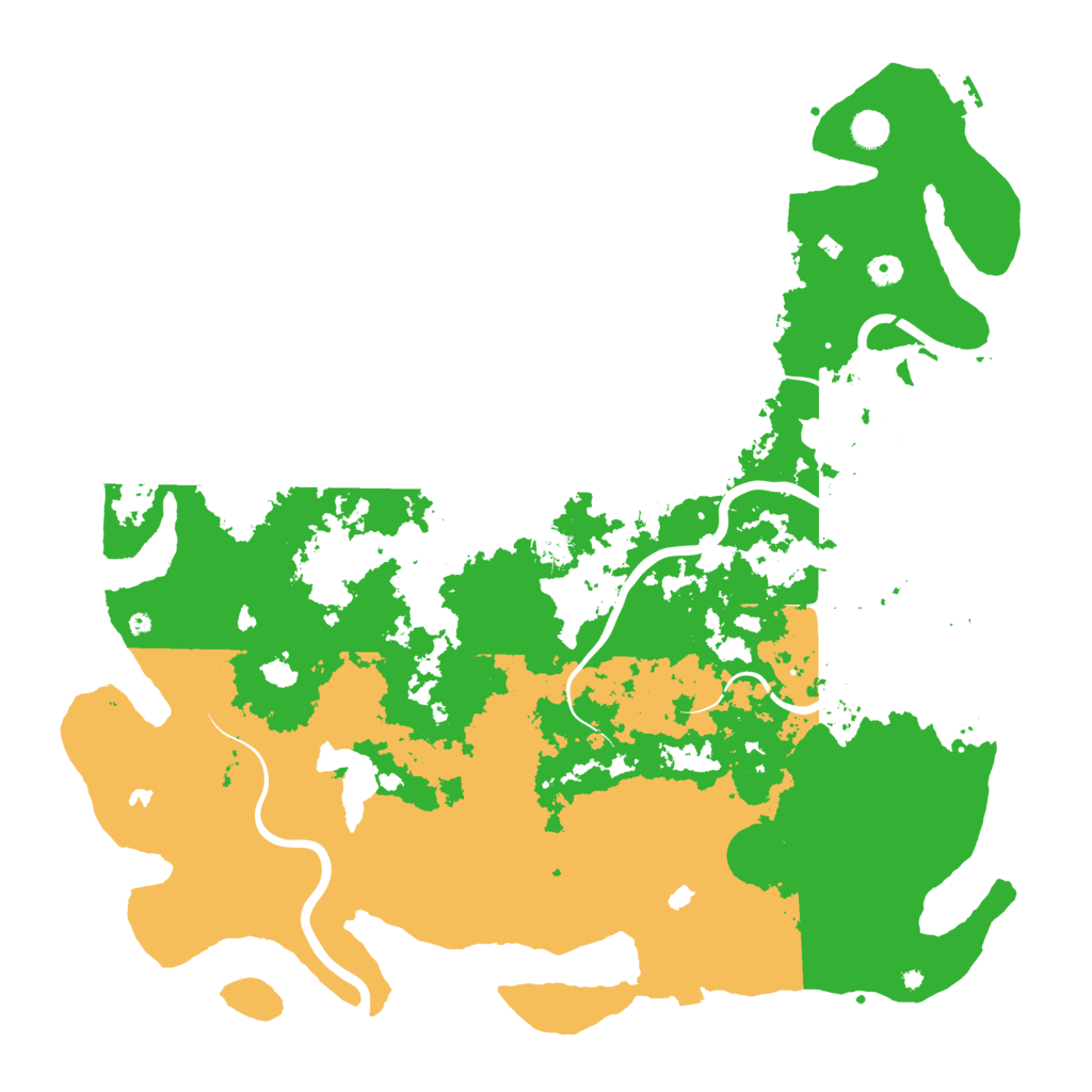Biome Rust Map: Procedural Map, Size: 5000, Seed: 50002