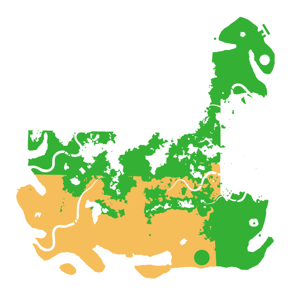 Biome Rust Map: Procedural Map, Size: 5000, Seed: 50002