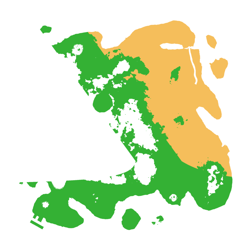 Biome Rust Map: Procedural Map, Size: 3500, Seed: 35897974