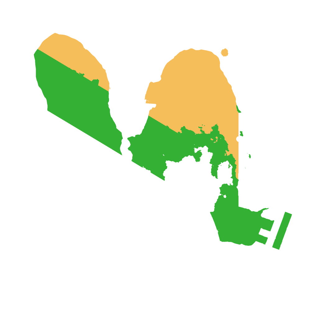 Biome Rust Map: Procedural Map, Size: 1700, Seed: 1745924705