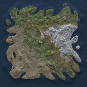 Thumbnail Rust Map: Procedural Map, Size: 4250, Seed: 228140772, 19 Monuments