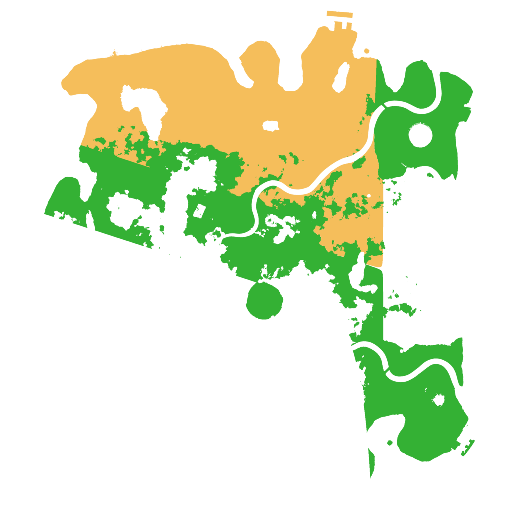 Biome Rust Map: Procedural Map, Size: 4000, Seed: 1357733965