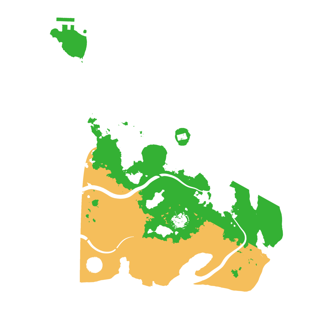 Biome Rust Map: Procedural Map, Size: 3500, Seed: 1230761169