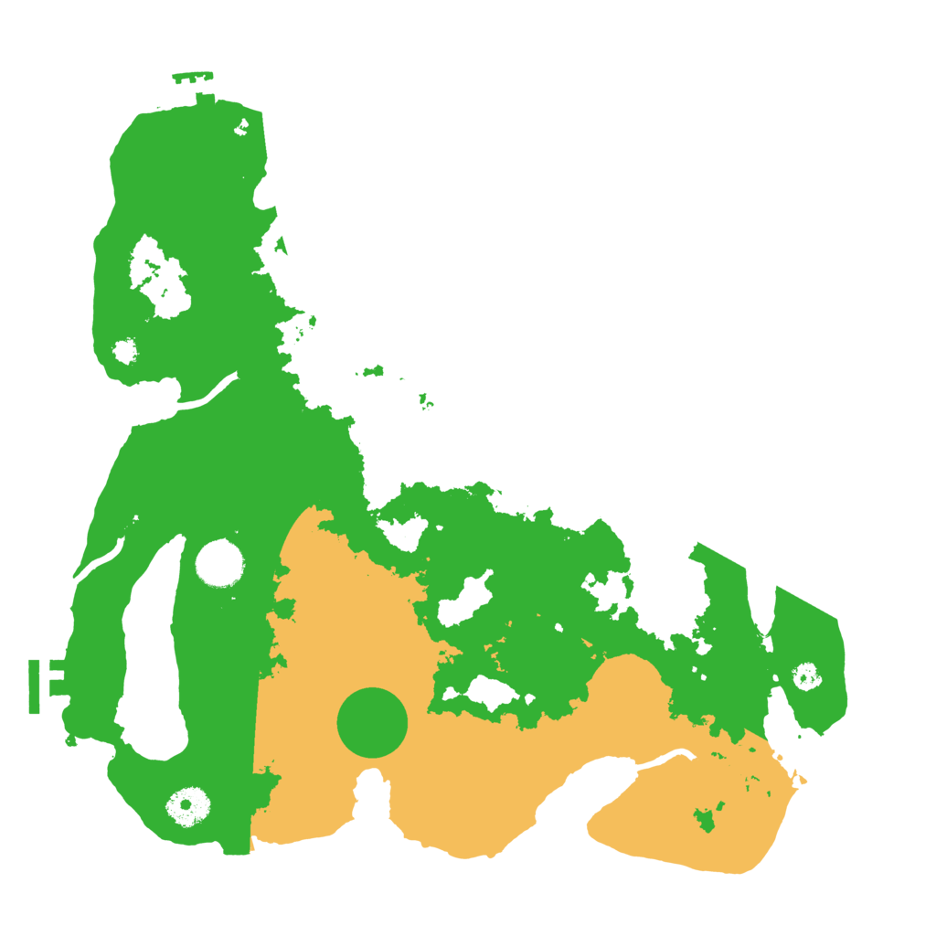 Biome Rust Map: Procedural Map, Size: 3500, Seed: 1230761169