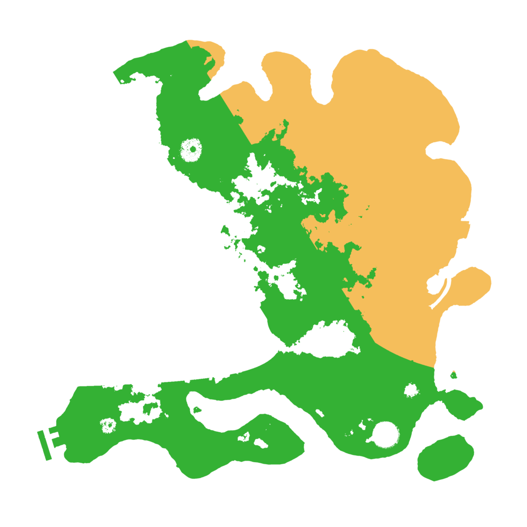 Biome Rust Map: Procedural Map, Size: 3500, Seed: 61579521