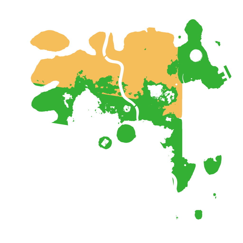 Biome Rust Map: Procedural Map, Size: 3500, Seed: 1845893546