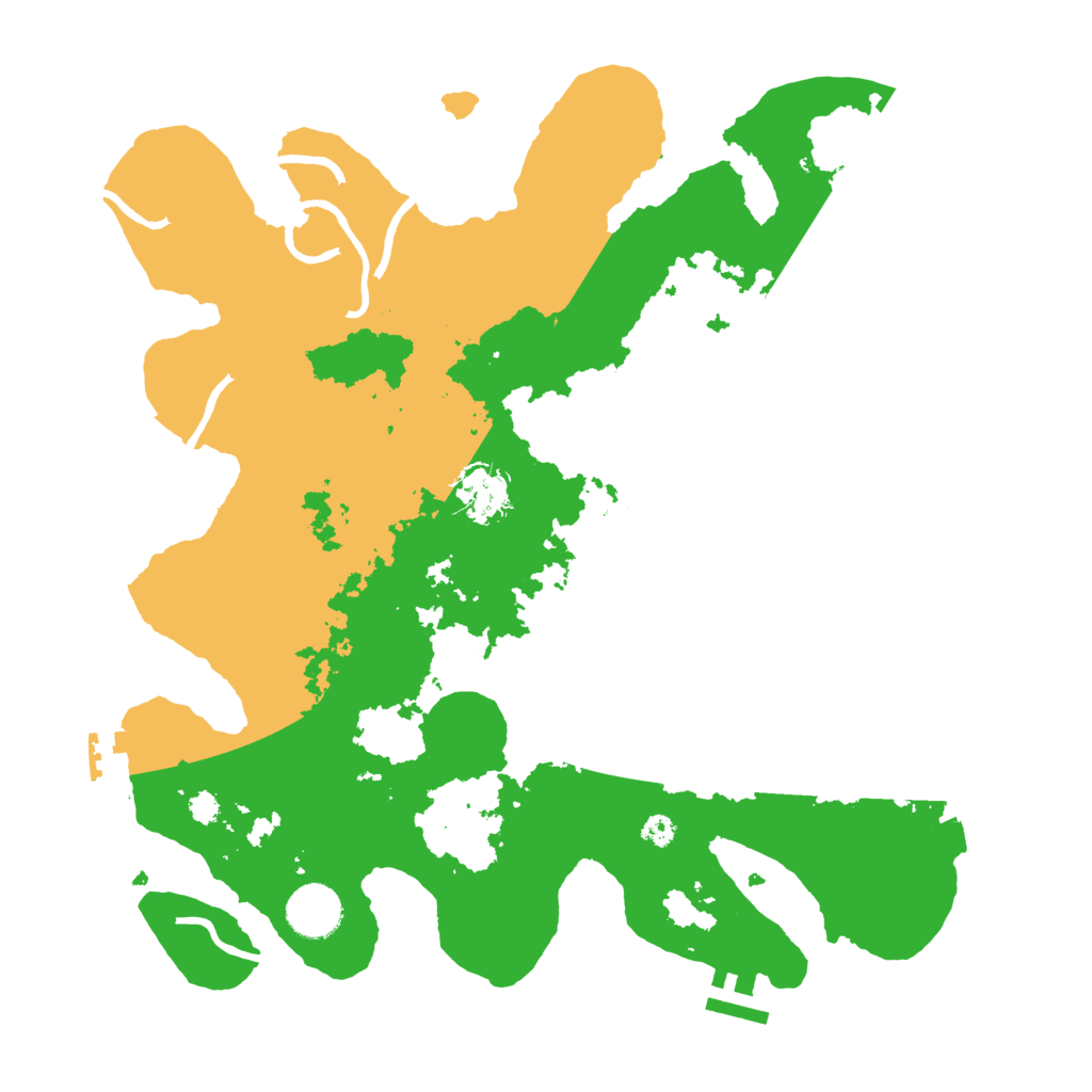 Biome Rust Map: Procedural Map, Size: 3500, Seed: 806915925