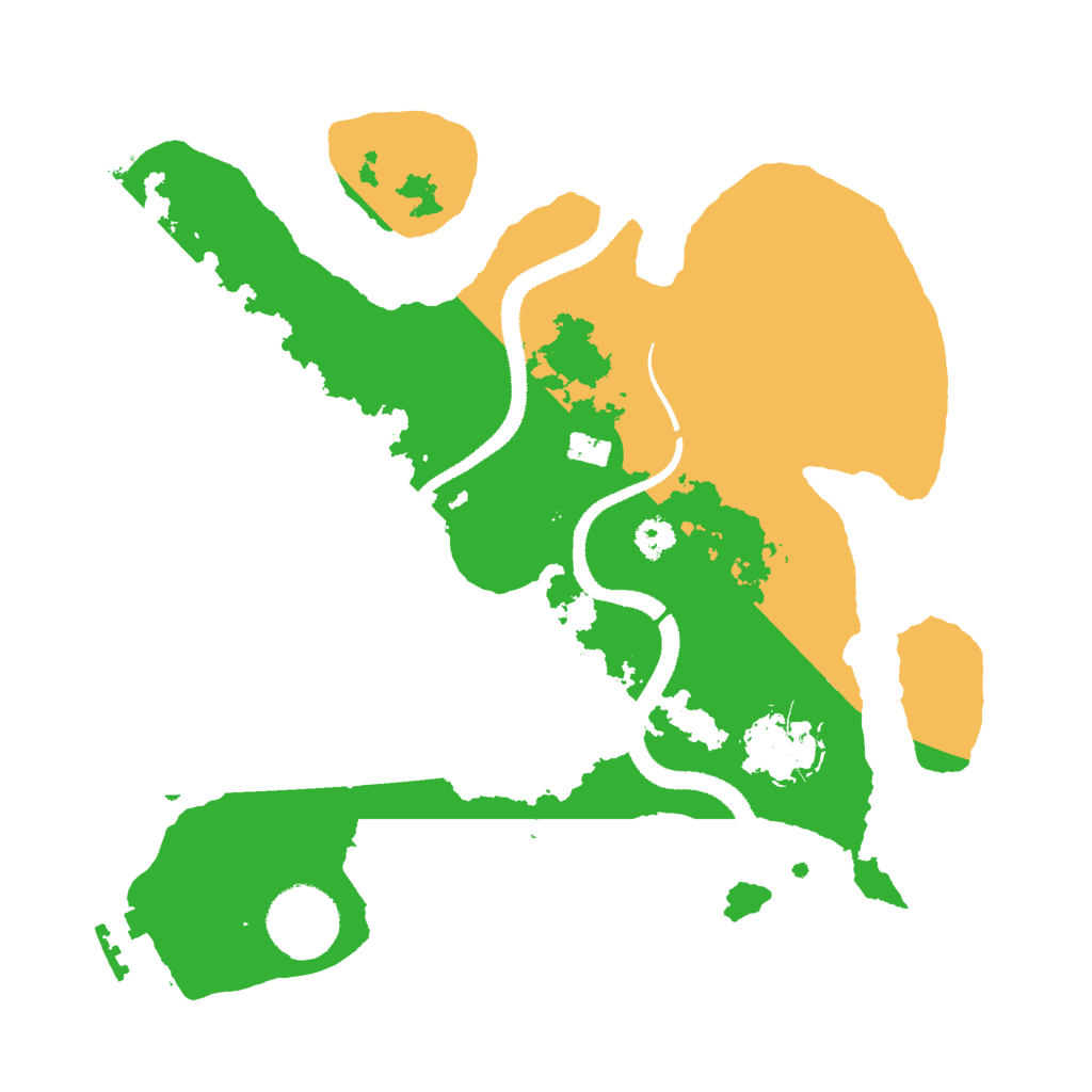 Biome Rust Map: Procedural Map, Size: 2800, Seed: 1735959718