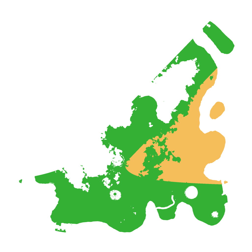 Biome Rust Map: Procedural Map, Size: 3500, Seed: 44991