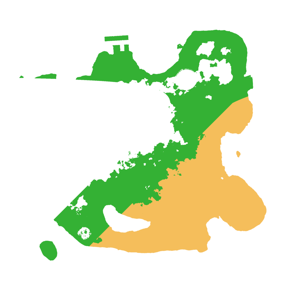 Biome Rust Map: Procedural Map, Size: 2500, Seed: 910063312