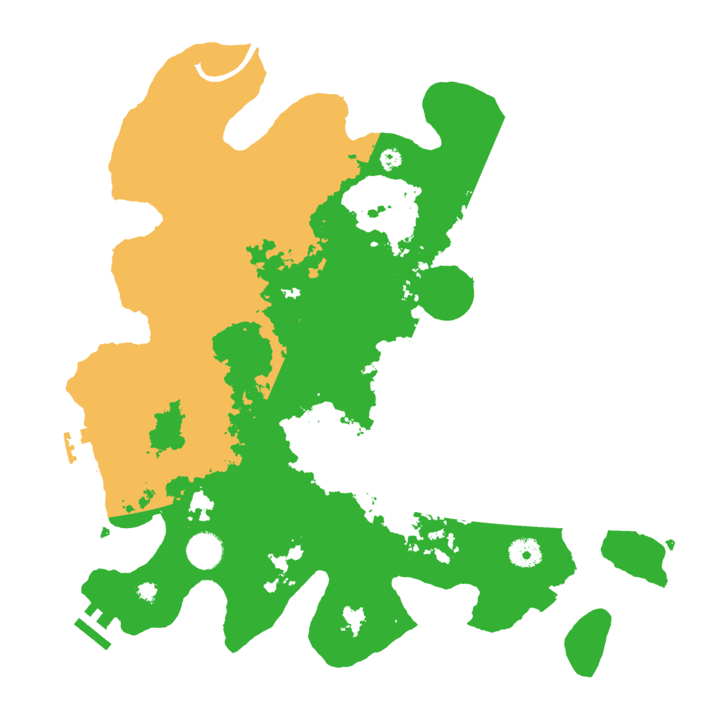 Biome Rust Map: Procedural Map, Size: 3500, Seed: 246715466