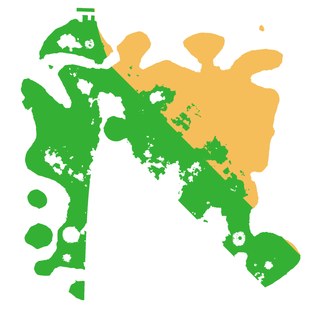 Biome Rust Map: Procedural Map, Size: 3500, Seed: 823085855