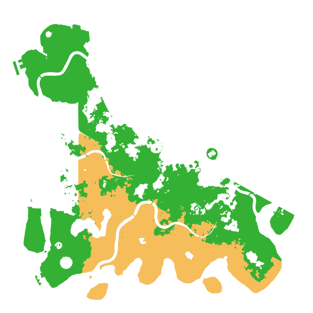 Biome Rust Map: Procedural Map, Size: 4500, Seed: 667036386