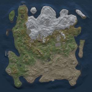 Thumbnail Rust Map: Procedural Map, Size: 4250, Seed: 800151971, 18 Monuments