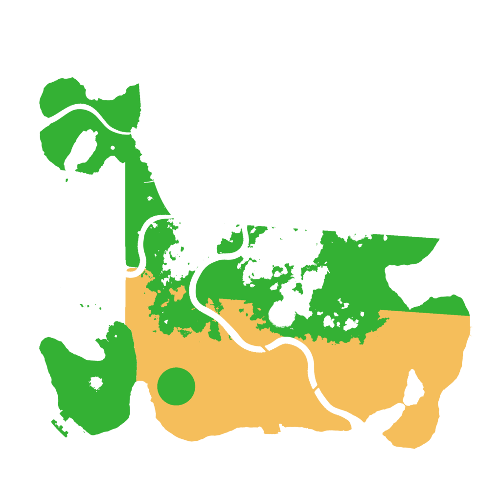 Biome Rust Map: Procedural Map, Size: 3500, Seed: 238706683