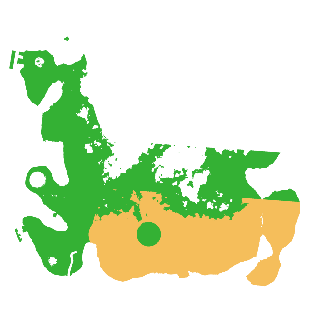 Biome Rust Map: Procedural Map, Size: 3500, Seed: 238706683