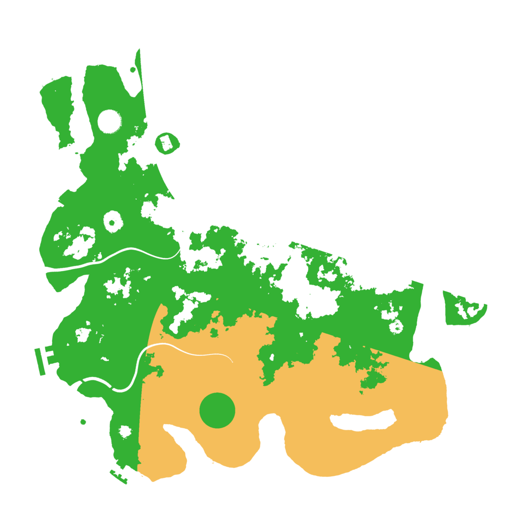 Biome Rust Map: Procedural Map, Size: 3800, Seed: 764398