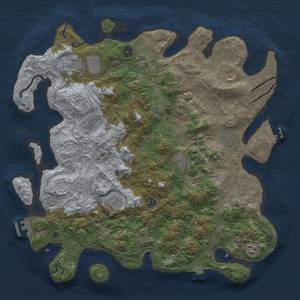 Thumbnail Rust Map: Procedural Map, Size: 4250, Seed: 715572216, 18 Monuments