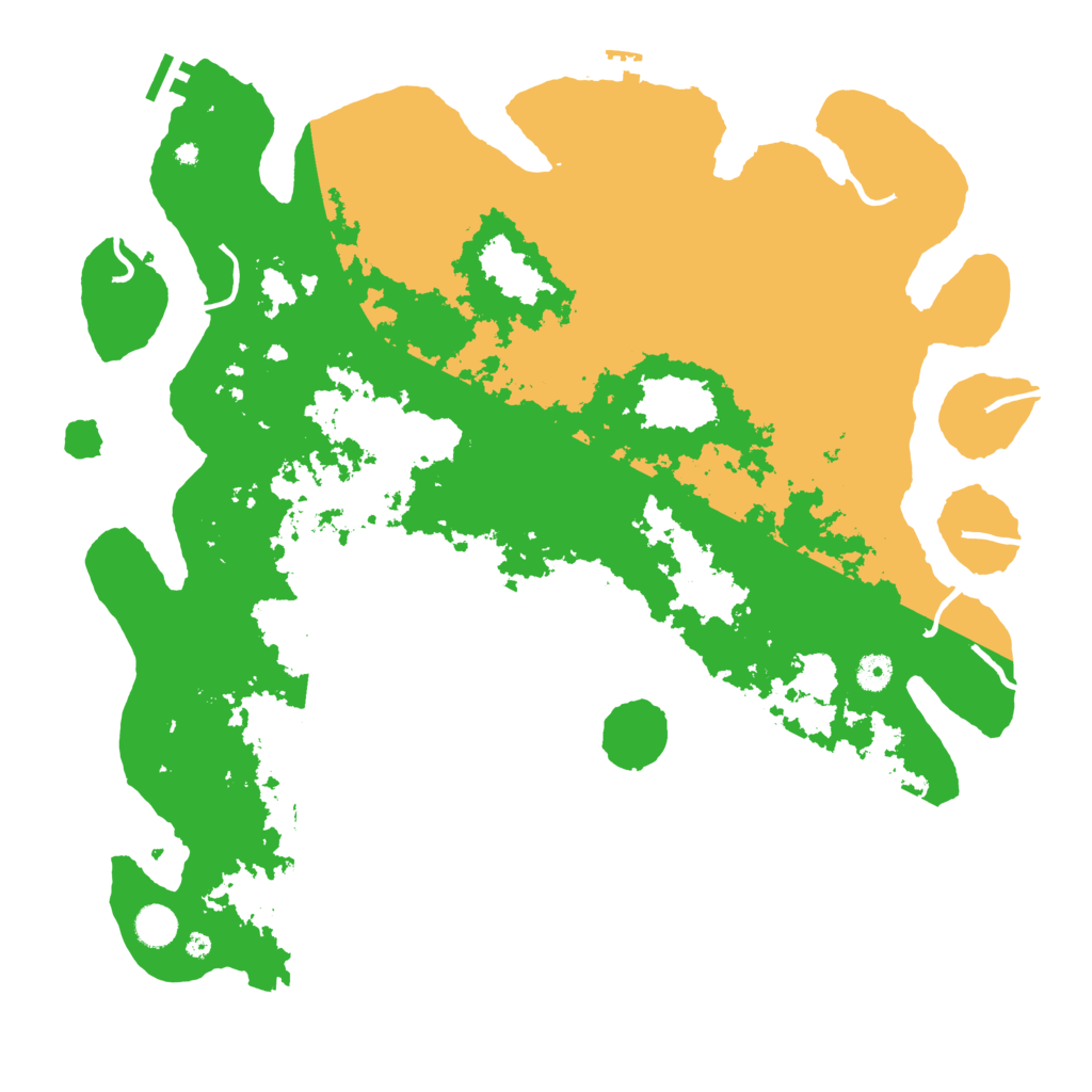 Biome Rust Map: Procedural Map, Size: 4500, Seed: 195524725