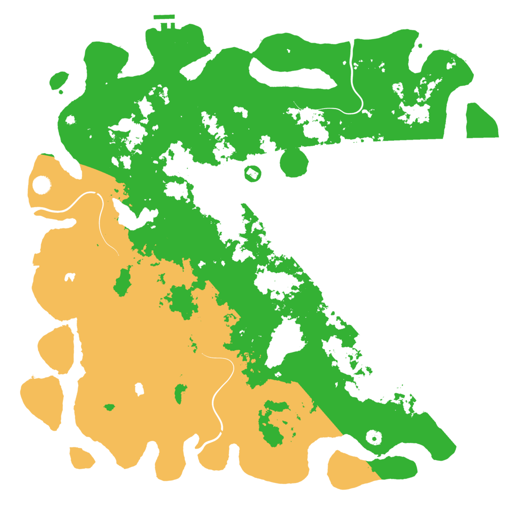Biome Rust Map: Procedural Map, Size: 4995, Seed: 279596419