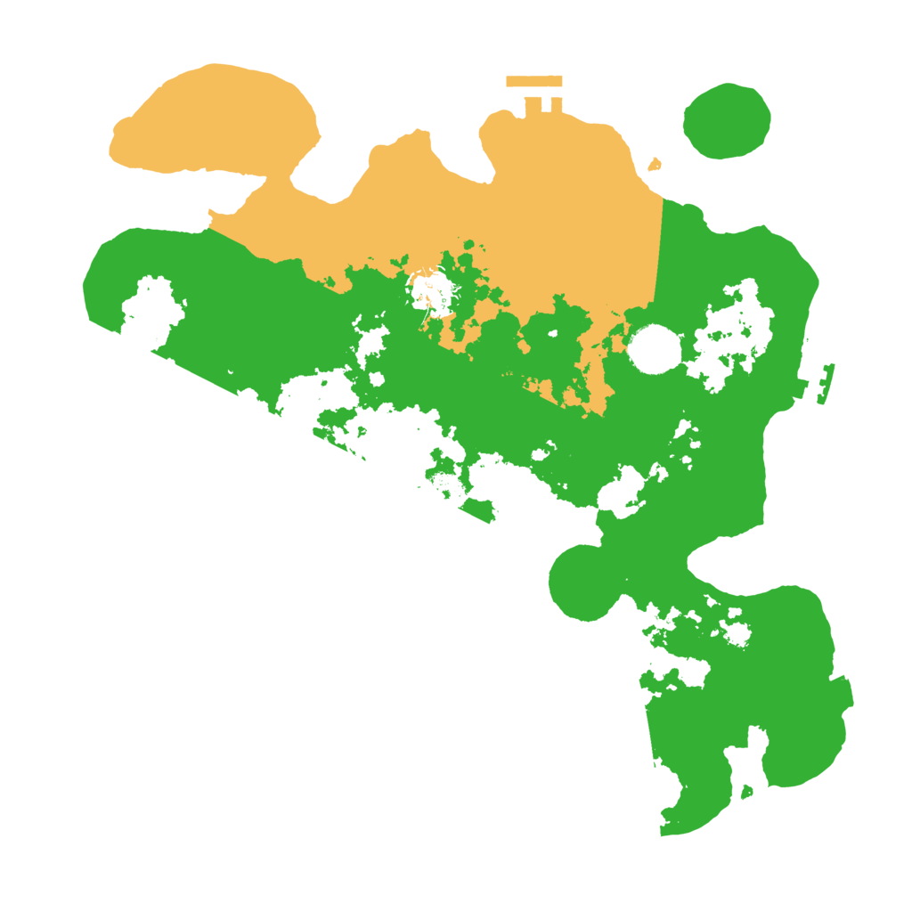 Biome Rust Map: Procedural Map, Size: 3300, Seed: 976615000